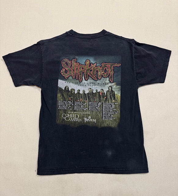 2009 slipknot metal band tour shirt